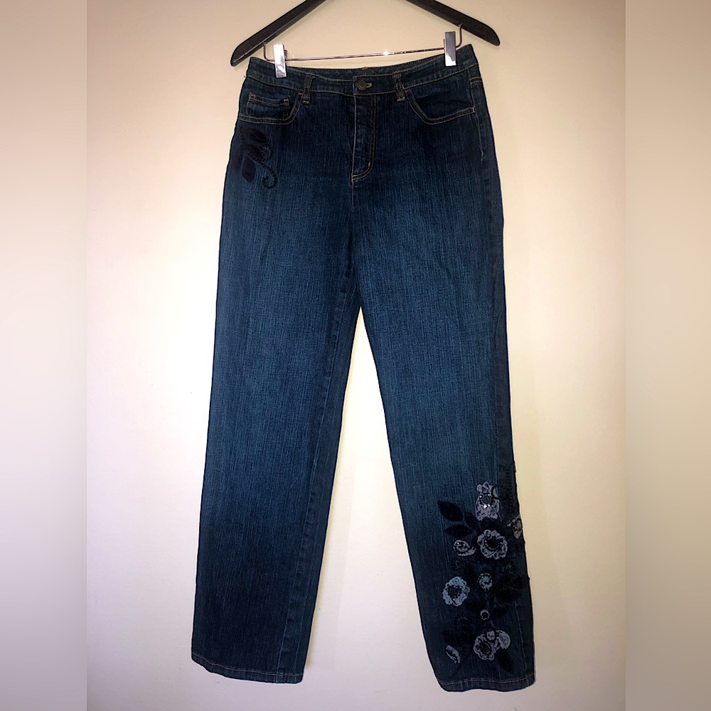Embroidered Jeans